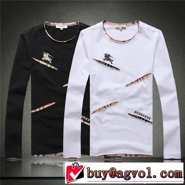 2014秋冬 人気が爆発 burberry バーバリー 長袖 tシャツ 2色可選