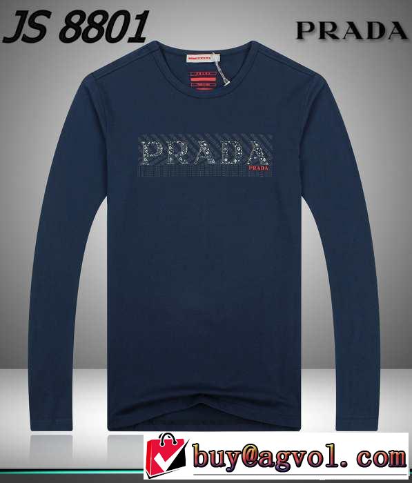 2014秋冬 ～希少 prada プラダ 長袖 tシャツ 4色可選