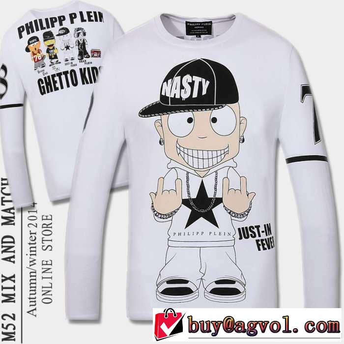 2014秋冬 完売品！ philipp plein フィリッププレイン 長袖 tシャツ