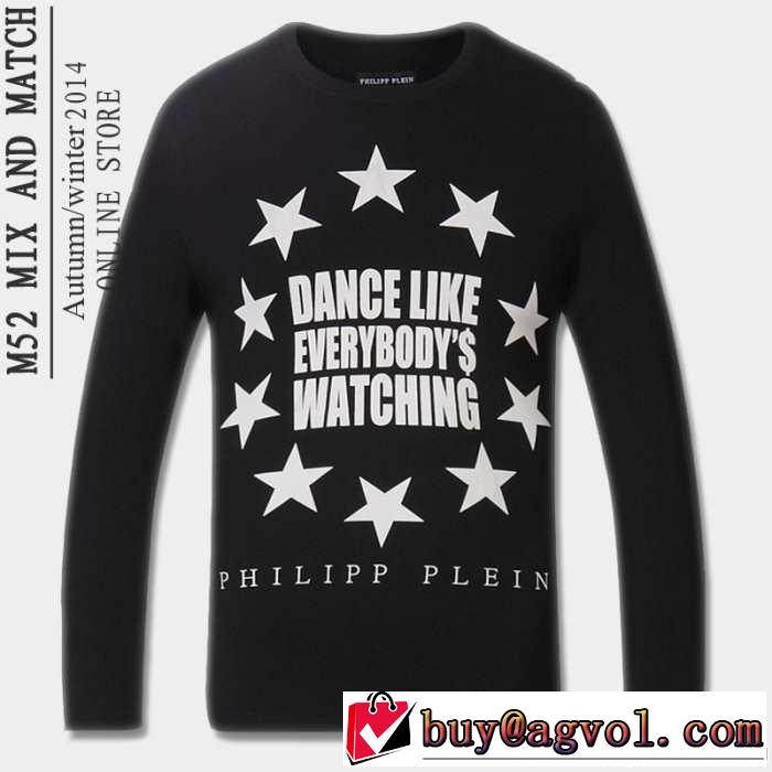 2014秋冬 sale!今季 philipp plein フィリッププレイン 長袖 tシャツ