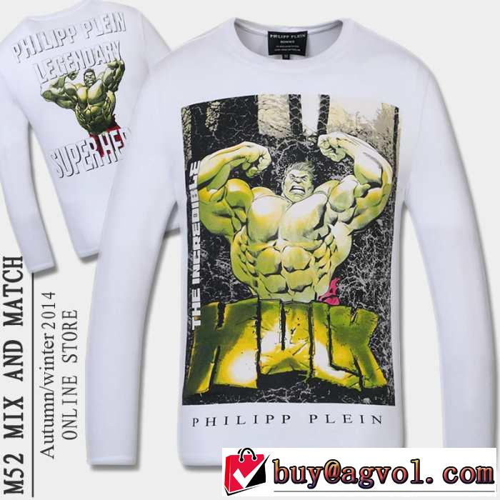 2014秋冬 新品 philipp plein フィリッププレイン 長袖 tシャツ