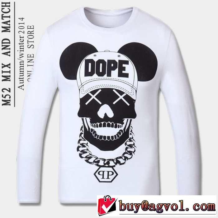 2014秋冬 美品！ philipp plein フィリッププレイン 長袖 tシャツ