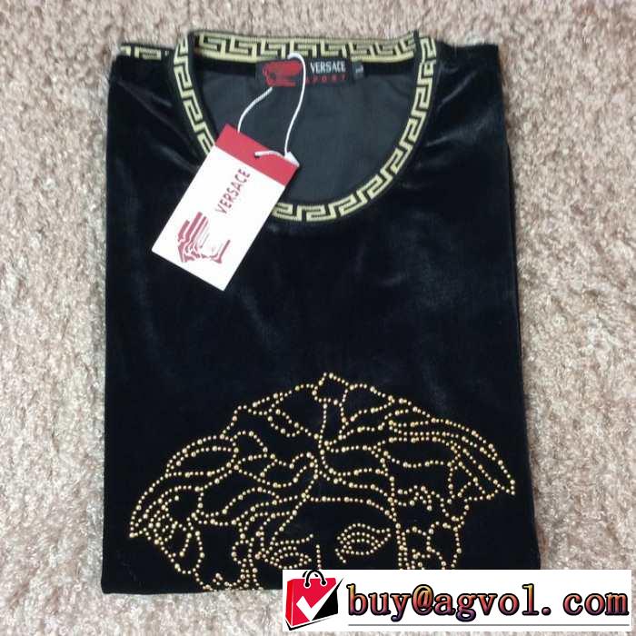 2014秋冬 versace ヴェルサーチ 大人気！長袖 tシャツ