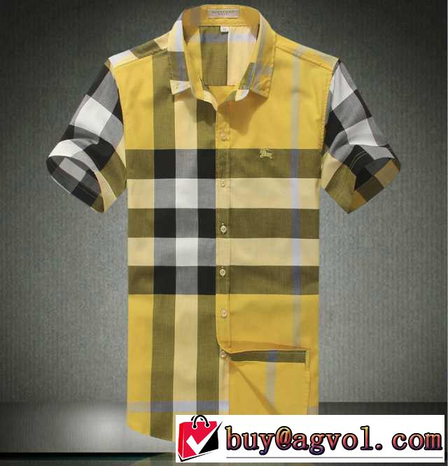 超人気美品◆ 2014春夏burberry バーバリー 長袖シャツ 