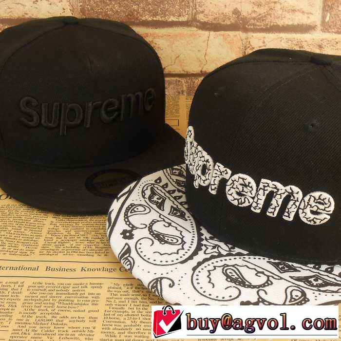 2015春夏 supreme シュプリーム 魅力的 帽子 2色可選