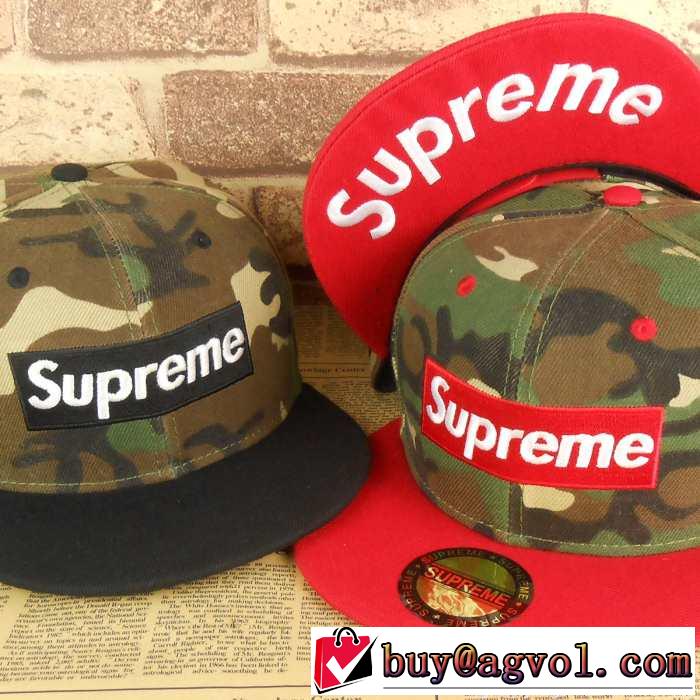 2015春夏 supreme シュプリーム お洒落に魅せる 帽子 2色可選