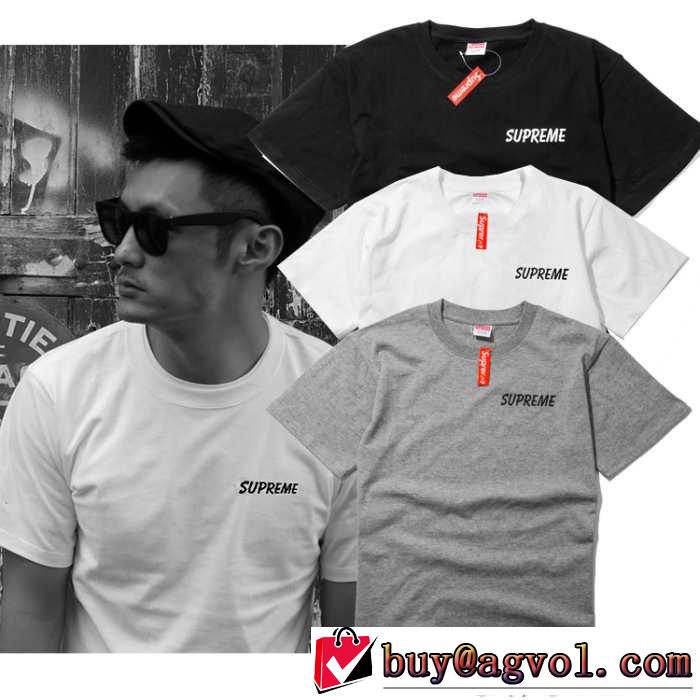 ◆モデル愛用◆ 2015春夏 supreme シュプリーム 半袖tシャツ 3色可選