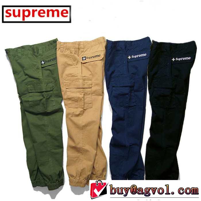 高級感演出 2015春夏 supreme シュプリーム チノパン 4色可選