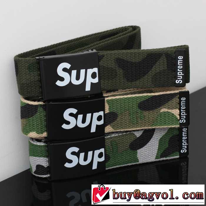 注目のアイテム 2015春夏 supreme シュプリーム ベルト 3色可選