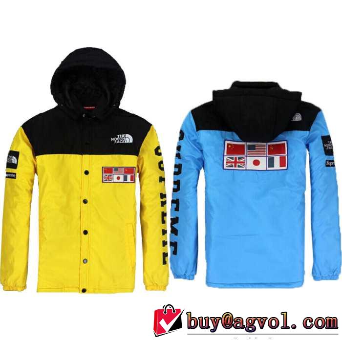 完売品！ 2015春夏 supreme シュプリーム フード付きコート 3色可選 男女兼用 カップルペアルック