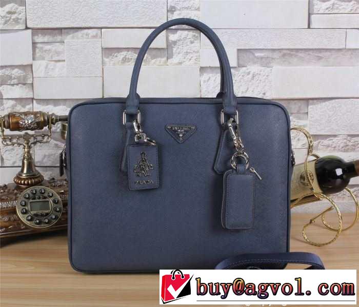 PRADA プラダ 2015 超人気美品◆ メンズ用 手持ち&ショルダー掛け f003