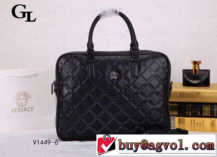 VERSACE ヴェルサーチ 2015 大人気☆new!! メンズ用 ハンドバッグ v1449-6