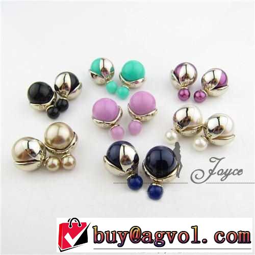 2015 dior ディオール 大人気☆new!! パール ピアス 8色可選