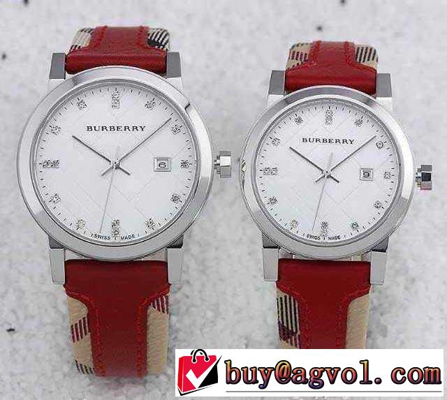2015 美品！burberry バーバリー クオーツ?ムーブメント 恋人腕時計 9色可選 550200