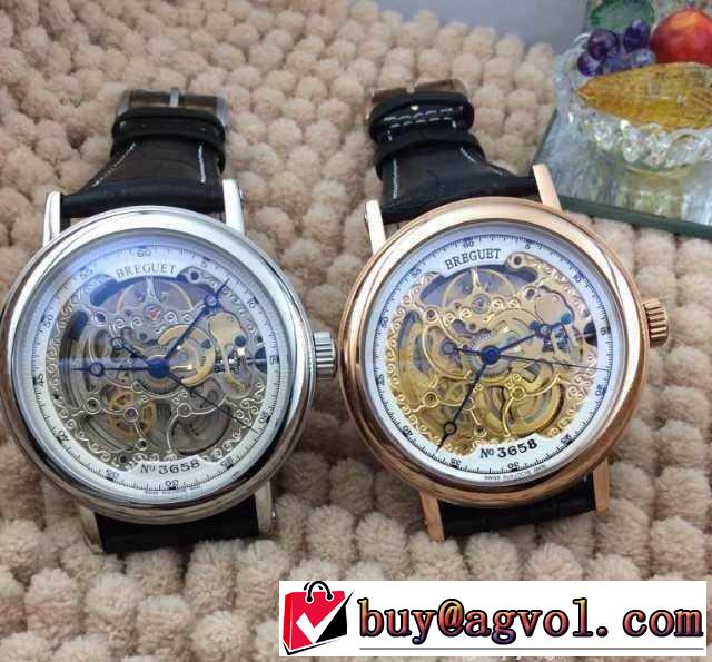 お買得 2015 breguet ブレゲ 機械式（自動巻き）男性用腕時計 2色可選 391340