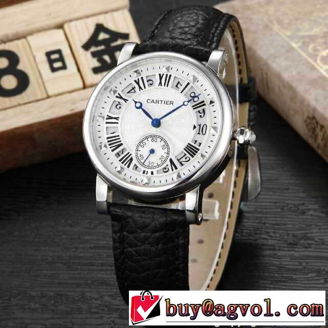 人気激売れ 2015 cartier カルティエ レザー 女性用腕時計 5色可選 850320