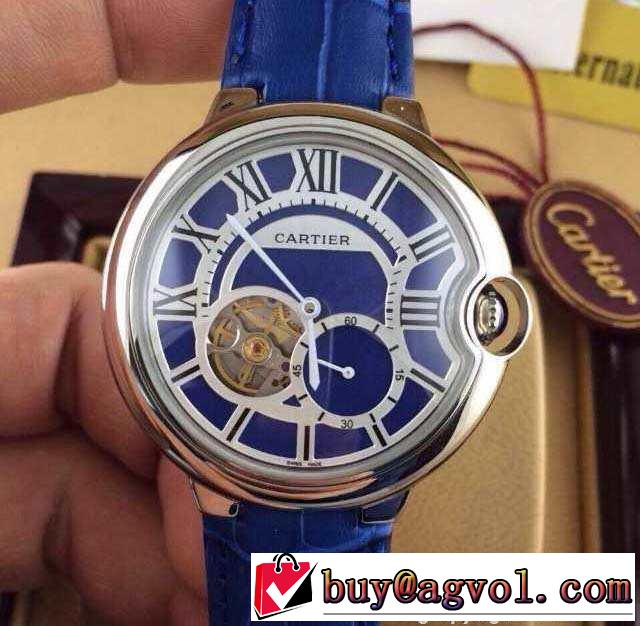 SALE開催 2015 cartier カルティエ 8色可選 tourbillon トゥールビヨン 機械式 男性用腕時計