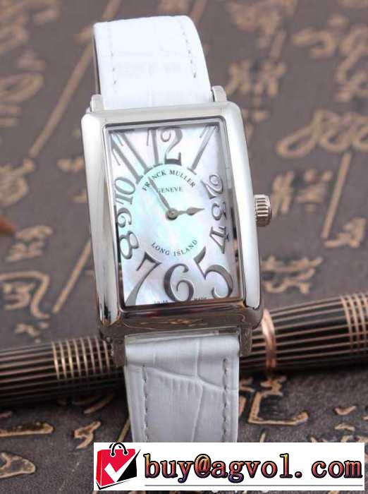 2015 デザイン性の高い franck muller フランクミュラー オリジナル スイスムーブメント 女性用腕時計 8色可選