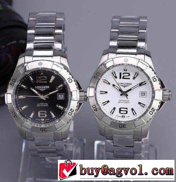人気激売れ 2015 longines ロンジン 機械式（自動巻き）ムーブメント サファイヤクリスタル風防 男性用腕時計 2色可選