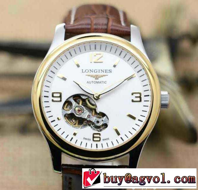 売れ筋！ 2015 longines ロンジン 機械式（自動巻き）ムーブメント 夜光効果 サファイヤクリスタル風防 男性用腕時計 6色可選