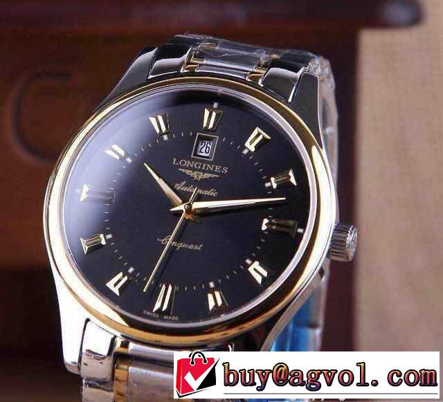 大人気☆NEW! 2015 longines ロンジン サファイヤクリスタル風防 輸入?クオーツ?ムーブメント 男性用腕時計 2色可選
