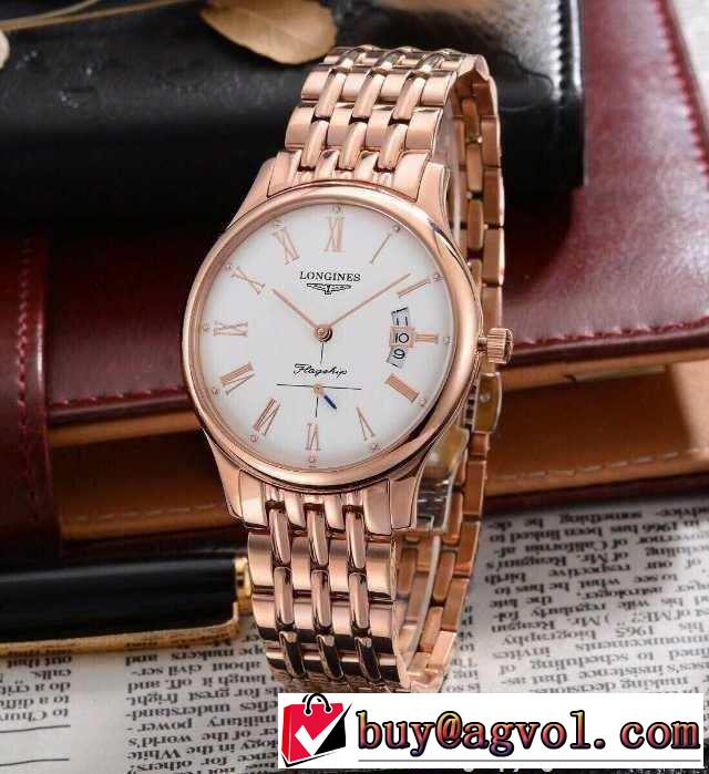 大特価 2015 longines ロンジン 日付表示 男女兼用腕時計 3色可選