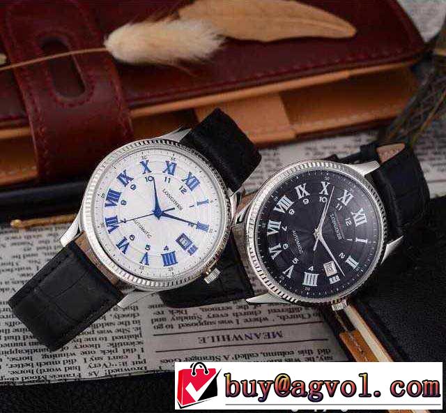 超レア 2015 longines ロンジン 3針クロノグラフ 日付表示 4色可選 男性用腕時計