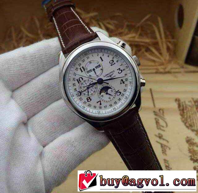 ◆モデル愛用◆ 2015 longines ロンジン 7針クロノグラフ 機械式（自動巻き）ムーブメント 男性用腕時計