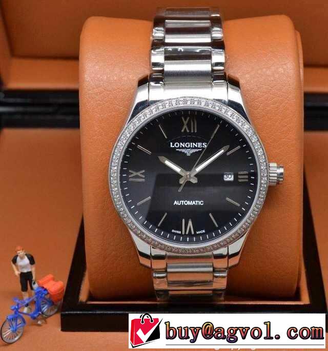 絶大な人気を誇る 2015 longines ロンジン 機械式（自動巻き）ムーブメント 男性用腕時計 9色可選