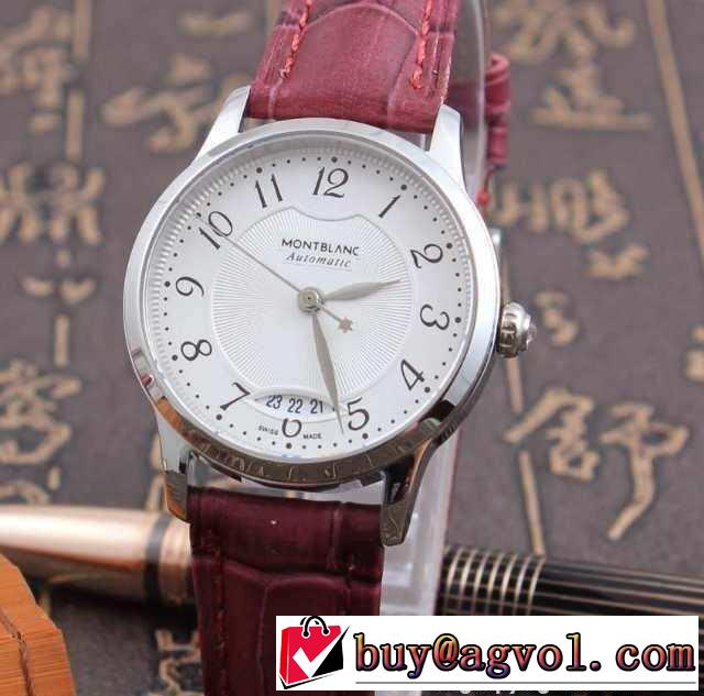 SALE開催 2015 montblanc モンブラン 輸入?クオーツ?ムーブメント 女性用腕時計 サファイヤクリスタル風防 5色可選
