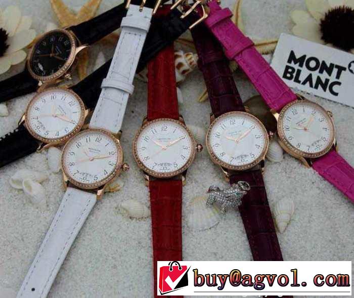 美品！ 2015 montblanc モンブラン 輸入?クオーツ?ムーブメント ダイヤベゼル 女性用腕時計 サファイヤクリスタル風防 6色可選
