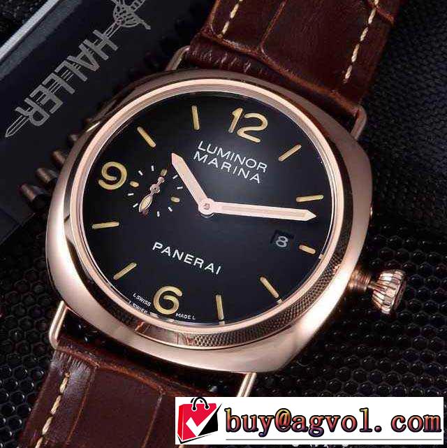 個性派 2015 panerai パネライ 機械式（自動巻き）ムーブメント 男性用腕時計 6色可選