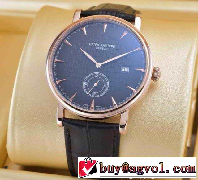 高級感を引き立てる 2015 patek philippe パテックフィリップ 透かし彫りムーブメント 3針クロノグラフ 機械式（自動巻き）男性用腕時計 7色可選