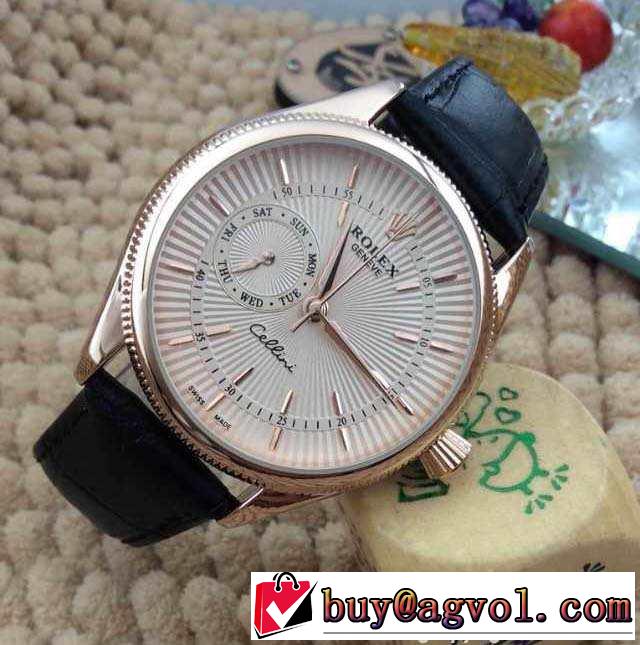 贈り物にも◎ 2015 rolex ロレックス ミネラルガラス クオーツ?ムーブメント 男性用腕時計 5色可選 39mm