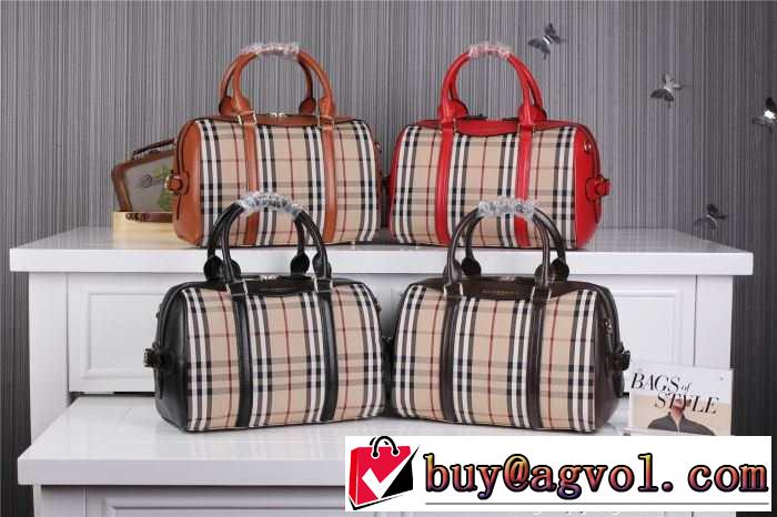 2015春夏 burberry バーバリー お買得 ボストンバッグ 39730371 4色可選