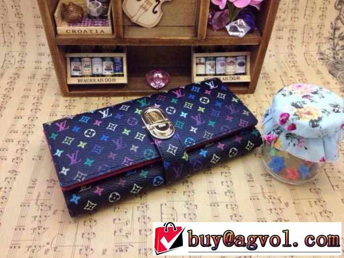 2015 高級感演出 louis vuitton ルイ ヴィトン スナップボタン式開閉 レディース財布