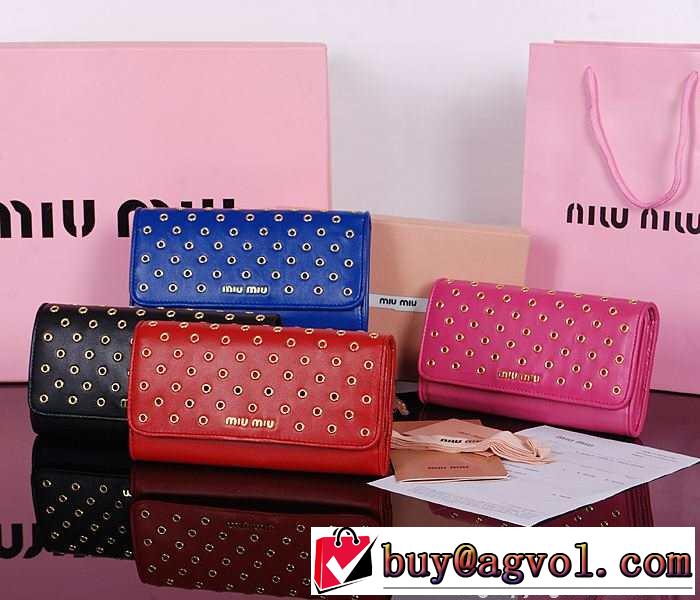 大人気☆NEW!! 2015春夏 miumiu ミュウミュウ 財布 1105