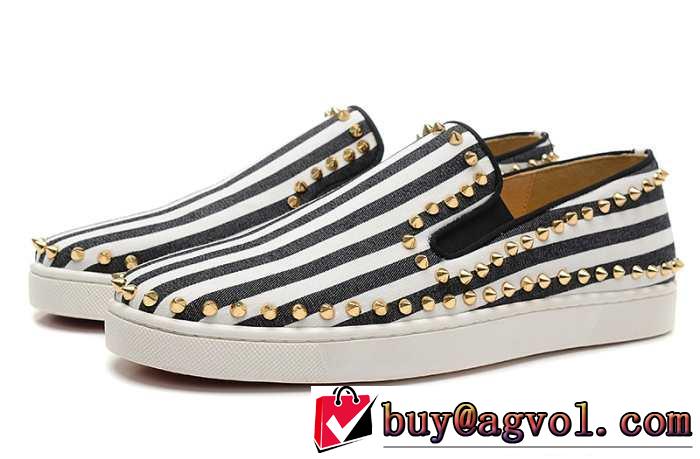 ボーダー柄 靴 Christian Louboutin 2015秋春 