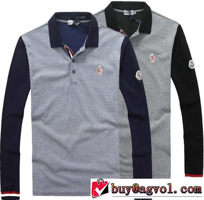 人気が爆発 2015 moncler モンクレール 長袖tシャツ 2色可選