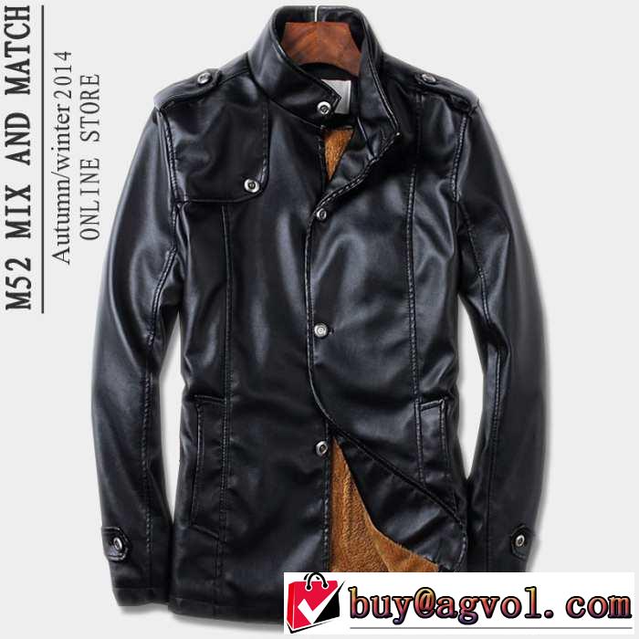 ～希少 2015 burberry バーバリー 革ジャケット 2色可選