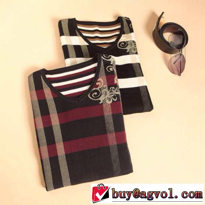 超レア 2015 burberry バーバリー ニットセーター 2色可選