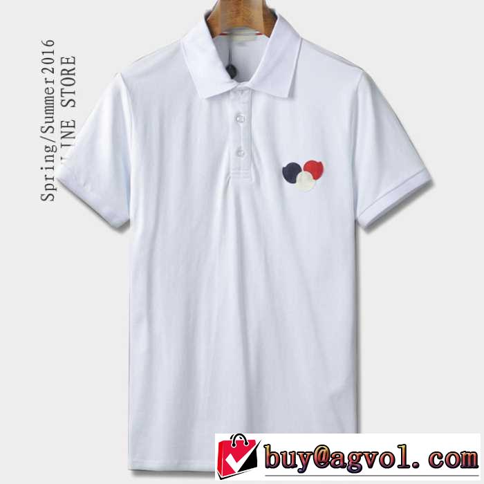 半袖Tシャツ 2016春夏 首胸ロゴ   MONCLER モンクレール 4色可選