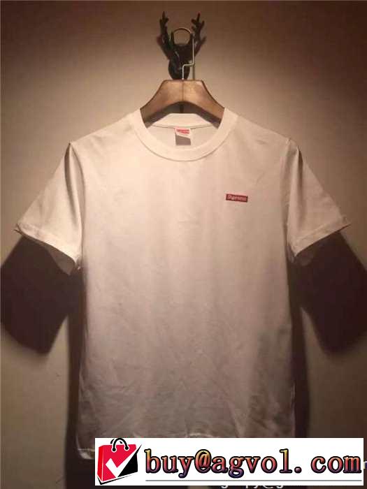 お洒落なシュプリーム 上品さと高級感に溢れた　半袖Tシャツ 2色可選