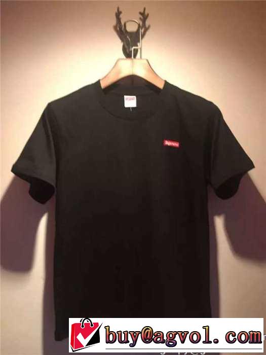 お洒落なシュプリーム 上品さと高級感に溢れた　半袖Tシャツ 2色可選