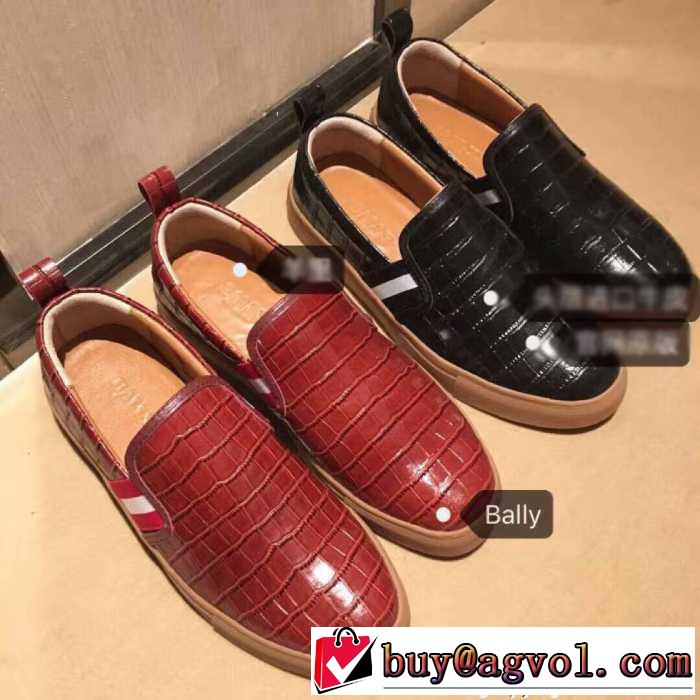 売れ筋！2016秋冬 バリー BALLY スリップオン 2色可選