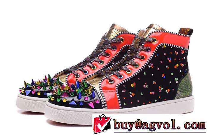 最旬アイテム2016クリスチャンルブタン Christian Louboutin ハイトップシューズ
