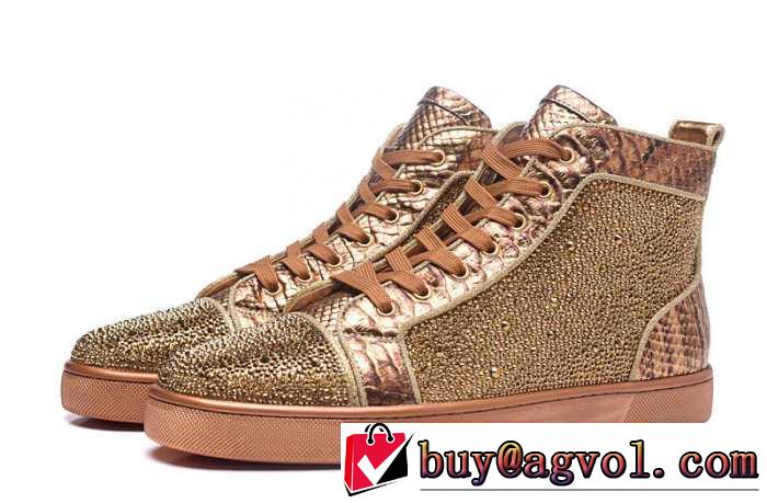 人気商品  2016クリスチャンルブタン Christian Louboutin 軽量で疲れにくい ハイトップシューズ