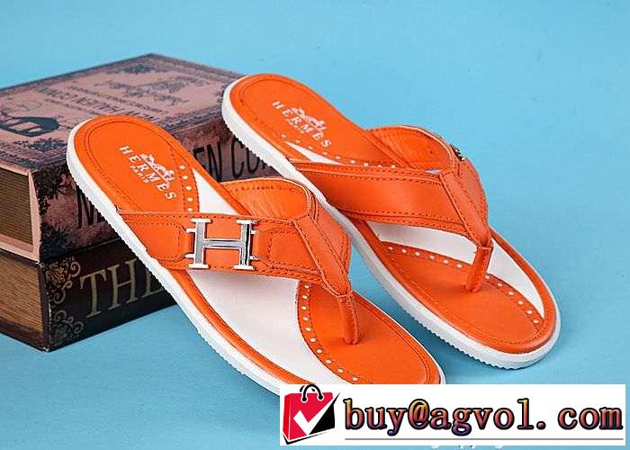 安定感抜群　2016春夏 hermes エルメス　魅力を引き立ているアイテム トングサンダル 3色可選.