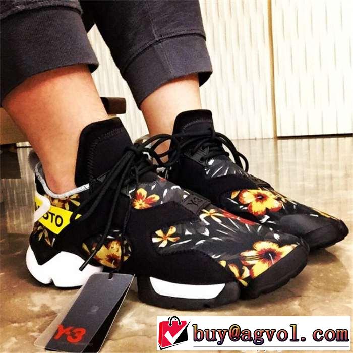 高品質 人気 2016 Y-3(ワイスリー) スニーカー Y-3 KOHNA 【B26258】GRAPHI/BLACK/YELLOW