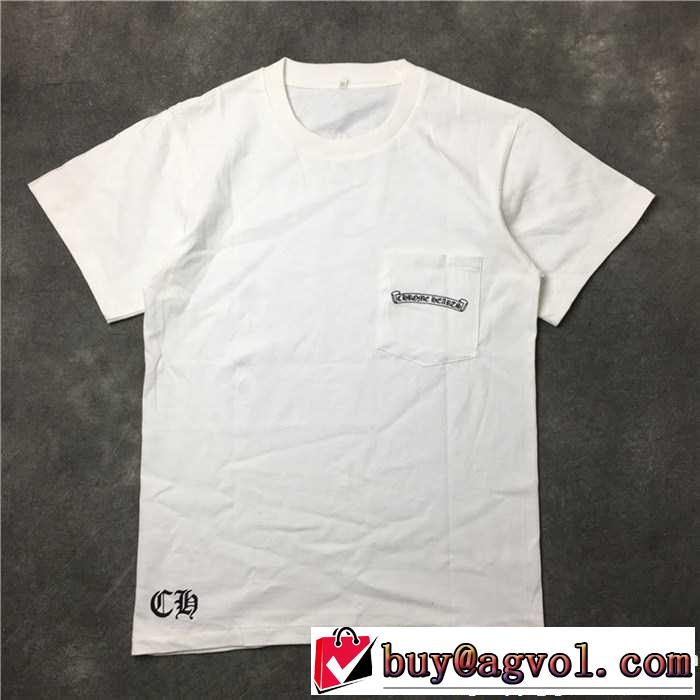 クロムハーツ CHROME HEARTS 着心地抜群2色可選 半袖Tシャツ 数量限定爆買い 2017春夏 